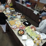 Yet another great potluck spread of food for the 45th Reunion...