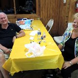 Janet Clay Powell (right) and her main squeeze Daryl Rhodes (left) who is - by virtue of attending every reunion - up for ex-officio Rough Rider status! :-)