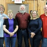 Gage School (l. to r.) Danl Blackwood (1st half of kindergarten), Kathy Mallory Dechand, Rick Raines, Karen Duncan Alfrey, Dierk McDaniel